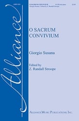 O Sacrum Convivium SATB choral sheet music cover